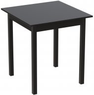 Стіл кухонний Ferrum-decor Дієго 75x70x70 Чорний ДСП Сосна Кембра 16мм (FRD-105710)