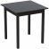 Стіл кухонний Ferrum-decor Дієго 75x70x70 Чорний ДСП Сосна Кембра 16мм (FRD-105710)