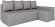 Кутовий диван ортопедичний iSmart MORRO Maxi єврокнижка 205x149 см (матрац Gold) сірий Laura 33 (ISM-051369)