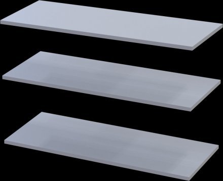 Комплект Doros Промо з полицями Сірий 2+2 ДСП 180х48х204 DRS-011627 (80737771)