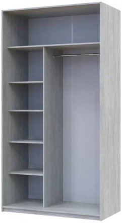Шафа-купе Doros Сити Лайт Сосна Натти 2 ДСП 120х60х225 (DRS-011961)