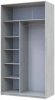 Шафа-купе Doros Сити Лайт Сосна Натти 2 ДСП 120х60х225 (DRS-011961)