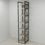 Шафа Гардероб Уні секція 4 серії Конект Ferrum-decor 220x40x50см Чорний метал ДСП Дуб Сонома 32 мм (FRD-104549) Шафа Гардероб Уні секція 4 серії Конект Ferrum-decor 220x40x50см Чорний метал ДСП Дуб Сонома 32 мм (FRD-104549)