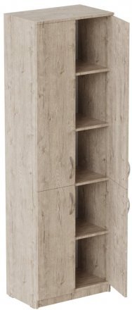 Шафа Анжело Ferrum-decor на 5 полиць із 4 дверима 1900x600x380 ДСП Дуб Сан-Марино 16 мм (FRD-105002) Шафа Анжело Ferrum-decor на 5 полиць із 4 дверима 1900x600x380 ДСП Дуб Сан-Марино 16 мм (FRD-105002)