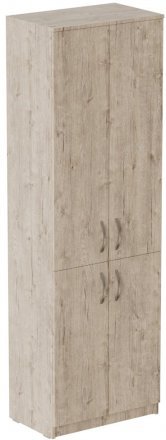Шафа Анжело Ferrum-decor на 5 полиць із 4 дверима 1900x600x380 ДСП Дуб Сан-Марино 16 мм (FRD-105002) Шафа Анжело Ferrum-decor на 5 полиць із 4 дверима 1900x600x380 ДСП Дуб Сан-Марино 16 мм (FRD-105002)