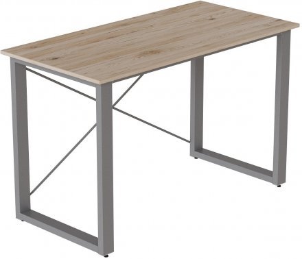 Письмовий стіл Ferrum-decor Драйв 750x1400x600 Сірий метал ДСП Дуб Сан-Марино 32 мм (FRD-103346)