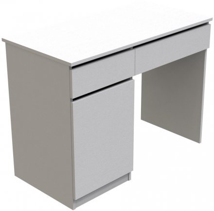 Стіл комп'ютерний Віто Ferrum-decor 750x1000x500 ДСП Біле 16 мм (FRD-104824)