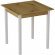 Стіл кухонний Ferrum-decor Дієго 75x80x80 Білий ДСП Дуб Артизан 16мм (FRD-105711)