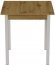 Стіл кухонний Ferrum-decor Дієго 75x80x80 Білий ДСП Дуб Артизан 16мм (FRD-105711)