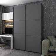 Шафа-купе двохдверна Doros G-Caiser 180х60х240 см Графіт (DRS-011034)
