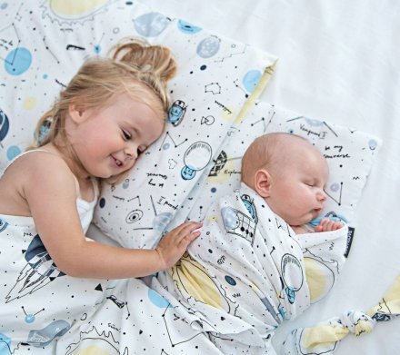 Подушка муслінова 20х30 см Space lullalove-4414 Подушка муслінова 20х30 см Space lullalove-4414