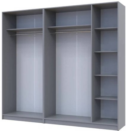 Шафа для одягу Doros Промо Сірий 2+3 ДСП 225х48х204 DRS-011628 (80737767) Шафа для одягу Doros Промо Сірий 2+3 ДСП 225х48х204 DRS-011628 (80737767)