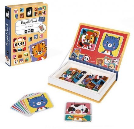 Магнітна книга Мікс тварин J02587 Магнітна книга Мікс тварин J02587