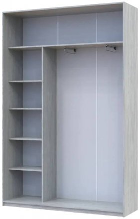 Шафа-купе Doros Сити Лайт Сосна Натти 1 ДСП / 1 дзеркало 150х45х225 (DRS-011962) Шафа-купе Doros Сити Лайт Сосна Натти 1 ДСП / 1 дзеркало 150х45х225 (DRS-011962)