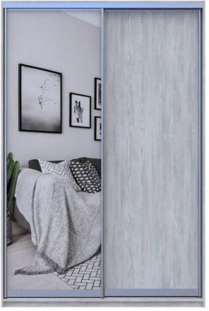 Шафа-купе Doros Сити Лайт Сосна Натти 1 ДСП / 1 дзеркало 150х45х225 (DRS-011962) Шафа-купе Doros Сити Лайт Сосна Натти 1 ДСП / 1 дзеркало 150х45х225 (DRS-011962)
