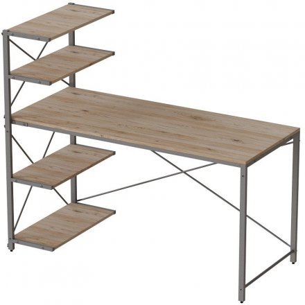 Комп'ютерний стіл Ferrum-decor Джек 75x120x60 Сірий ДСП Дуб Сан-Марино (FRD-104394)
