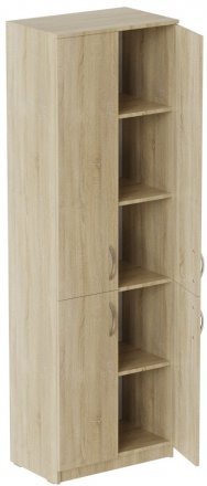 Шафа Анжело Ferrum-decor на 5 полиць із 4 дверима 1900x600x380 ДСП Дуб Сонома 16 мм (FRD-105004) Шафа Анжело Ferrum-decor на 5 полиць із 4 дверима 1900x600x380 ДСП Дуб Сонома 16 мм (FRD-105004)