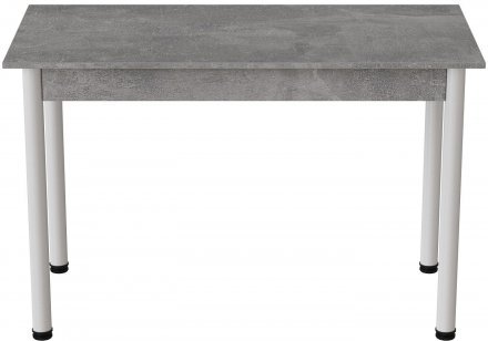 Стіл кухонний Ferrum-decor Беніта 75x120x80 Білий ДСП Бетон 16мм (FRD-105570) Стіл кухонний Ferrum-decor Беніта 75x120x80 Білий ДСП Бетон 16мм (FRD-105570)