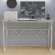 Стіл письмовий Раян Ferrum-decor 750x1400x700 Білий метал ДСП Бетон 16 мм (FRD-106502)