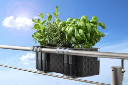 Вазон із системою автополиву Cobble Trio 6,2 л антрацит (8595096966306) 79007 Вазон із системою автополиву Cobble Trio 6,2 л антрацит (8595096966306) 79007