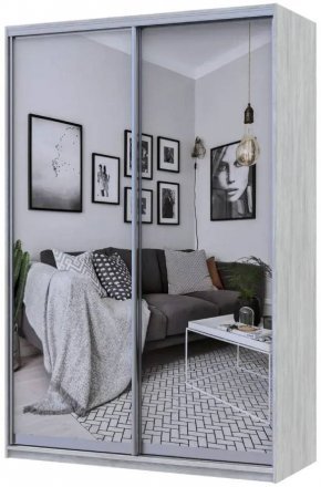 Шафа-купе Doros Сити Лайт Сосна Натти 2 Дзеркала 150х45х225 (DRS-011963)