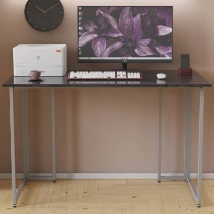 Комп'ютерний стіл Ferrum-decor Ханна 75x140x60 сірий ДСП Сосна Кембра 16мм (FRD-101415) Комп'ютерний стіл Ferrum-decor Ханна 75x140x60 сірий ДСП Сосна Кембра 16мм (FRD-101415)