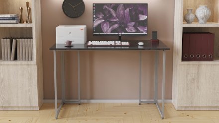 Комп'ютерний стіл Ferrum-decor Ханна 75x140x60 сірий ДСП Сосна Кембра 16мм (FRD-101415) Комп'ютерний стіл Ferrum-decor Ханна 75x140x60 сірий ДСП Сосна Кембра 16мм (FRD-101415)