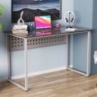 Комп'ютерний стіл Ferrum-decor Майк 75x140x60 сірий ДСП Сосна Кембра 16мм (FRD-101791)