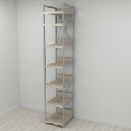 Шафа Гардероб Уні секція 4 серії Конект Ferrum-decor 220x40x50см Сірий метал ДСП Дуб Сонома 32 мм (FRD-104553) Шафа Гардероб Уні секція 4 серії Конект Ferrum-decor 220x40x50см Сірий метал ДСП Дуб Сонома 32 мм (FRD-104553)