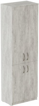 Шафа Анжело Ferrum-decor на 5 полиць із 4 дверима 1900x600x380 ДСП Бетон 16 мм (FRD-105006) Шафа Анжело Ferrum-decor на 5 полиць із 4 дверима 1900x600x380 ДСП Бетон 16 мм (FRD-105006)