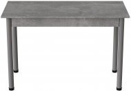 Стіл кухонний Ferrum-decor Беніта 75x120x80 Сірий ДСП Бетон 16мм (FRD-105571)