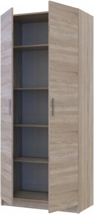 Шафа розпашна для одягу Doros Промо 90х48х204 см Дуб сонома (DRS-011196)
