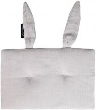 Подушка-кролик муслінова 20x30 см Ice Grey lullalove-7460