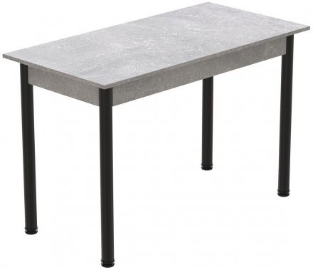 Стіл кухонний Ferrum-decor Беніта 75x120x80 Чорний ДСП Бетон 16мм (FRD-105572) Стіл кухонний Ferrum-decor Беніта 75x120x80 Чорний ДСП Бетон 16мм (FRD-105572)