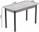 Стіл кухонний Ferrum-decor Беніта 75x120x80 Чорний ДСП Бетон 16мм (FRD-105572) Стіл кухонний Ferrum-decor Беніта 75x120x80 Чорний ДСП Бетон 16мм (FRD-105572)