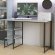 Стіл письмовий Кевін Ferrum-decor 75x140x70 Чорний метал ДСП Бетон 16 мм (FRD-106573)