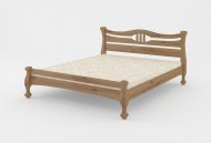 Двоспальне ліжко Mebigrand Даллас Горіх світлий 160х200 см (DMBG-1805)