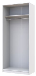 Шафа розпашна для одягу Doros Промо 90х48х204 см Білий (DRS-011197)