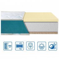Матрац Fresh Latex-Cocos 130х200х19 см Матрац Fresh Latex-Cocos 130х200х19 см