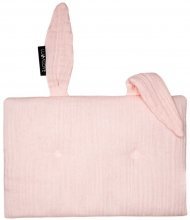 Подушка-кролик муслінова 20x30 см Powder Pink lullalove-7446