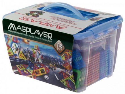 Конструктор Магнітний 118 ел. MPT-118 Конструктор Магнітний 118 ел. MPT-118