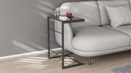 Столик Террі Ferrum-decor 650x440x330 Чорний метал ДСП Сосна Кембра 16 мм (FRD-104650) Столик Террі Ferrum-decor 650x440x330 Чорний метал ДСП Сосна Кембра 16 мм (FRD-104650)
