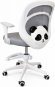 Крісло обертове дитяче з підставкою для ніг PERFECT KIDS PANDA GRAY Perfect Home Сірий (PFH-092110)