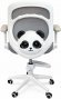 Крісло обертове дитяче з підставкою для ніг PERFECT KIDS PANDA GRAY Perfect Home Сірий (PFH-092110)