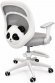 Крісло обертове дитяче з підставкою для ніг PERFECT KIDS PANDA GRAY Perfect Home Сірий (PFH-092110)