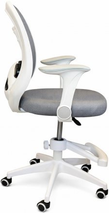 Крісло обертове дитяче з підставкою для ніг PERFECT KIDS PANDA GRAY Perfect Home Сірий (PFH-092110)