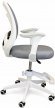 Крісло обертове дитяче з підставкою для ніг PERFECT KIDS PANDA GRAY Perfect Home Сірий (PFH-092110)