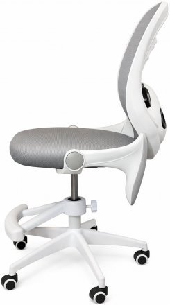 Крісло обертове дитяче з підставкою для ніг PERFECT KIDS PANDA GRAY Perfect Home Сірий (PFH-092110)