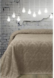 Простирадло махрове Crown темно-бежевий 200х220 см svt-2000022247306 Простирадло махрове Crown темно-бежевий 200х220 см svt-2000022247306