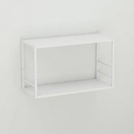 Книжкова полиця універсальна Ferrum-decor Стім 1 38x63x26 білий ДСП Біле 16мм (FRD-104091)
